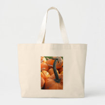 Primer de la calabaza bolsas lienzo