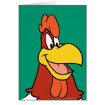Primer de la Leghorn de la sirena de niebla Tarjeton