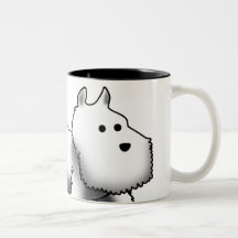 Primer de Westie Tazas De Café