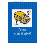 Primer día 3721 de escuela felicitación