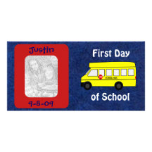"Primer día de escuela " Tarjeta Personal