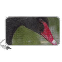 Primer hermoso del cisne negro portátil altavoz