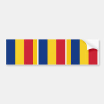 Primer ministro de Rumania, Rumania Pegatina De Parachoque