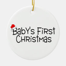 Primer navidad de Babys Ornamento De Navidad