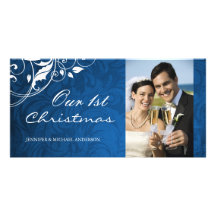 Primer navidad Photocards Tarjetas Personales Con Fotos
