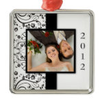 Primer ornamento de la foto del navidad adornos