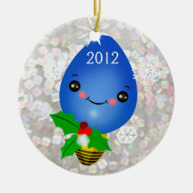 Primer ornamento de la foto del navidad del bebé d ornamento para arbol de navidad