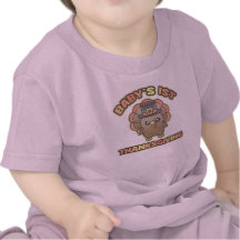 Primera camiseta del niño de la acción de gracias 