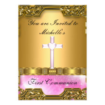 Primera comunión santa invitación