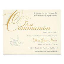 Primera invitación de la comunión
