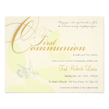 Primera invitación de la comunión