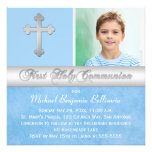 Primera invitación de la foto de la comunión santa