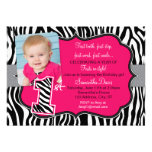 Primera invitación del cumpleaños del estampado de