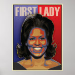 Primera señora Michelle Obama Posters