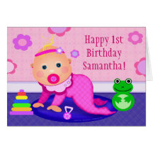 Primera tarjeta de felicitación del cumpleaños de 
