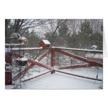 Primeras nevadas tarjeta
