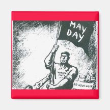 primero de mayo imán para frigorifico