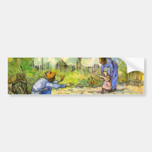 Primeros pasos de Van Gogh (después del mijo) (F66 Pegatina De Parachoque