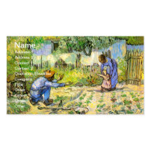 Primeros pasos de Van Gogh (después del mijo) (F66 Tarjeta Personal