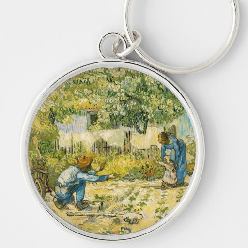 Primeros pasos de Vincent van Gogh 1890 Llavero Personalizado