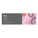 Princesa Abstract Profile Card Tarjetas De Visita