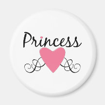 Princesa ADAPTABLE Heart Iman De Frigorífico