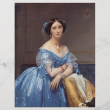 "Princesa Albert de Broglie' Tarjetas Publicitarias