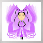 Princesa Amethyst de la mariposa Impresiones