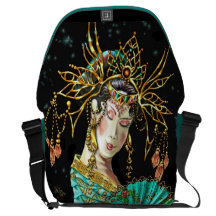 Princesa asiática bolsa de mensajería
