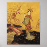 Princesa Badoura por el poster de Edmund Dulac