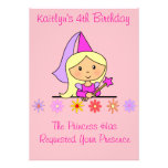 Princesa Birthday Invitation Comunicado