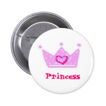 Princesa Button Pin