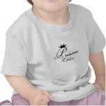 Princesa con la corona+Personalice el nombre Camiseta