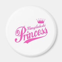 Princesa de Bangladesh Imán Para Frigorífico