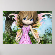 Princesa de la hada de Lil Posters
