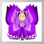 Princesa de la mariposa de Ametrine Poster