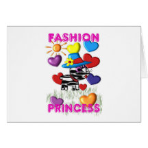 Princesa de la moda felicitacion 