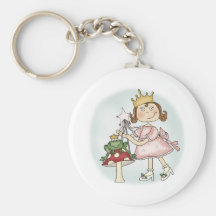 Princesa de la rana llavero personalizado