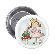 Princesa de la rana pin