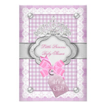 Princesa de la tiara del rosa del chica de la prin comunicados personalizados