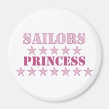 Princesa de los marineros imán de frigorífico