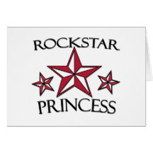 Princesa de Rockstar Felicitaciones