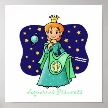 Princesa del acuario impresiones