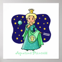 Princesa del acuario poster