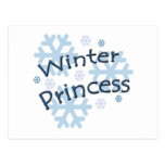 Princesa del invierno tarjetas postales