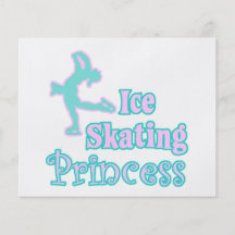 princesa del patinaje de hielo tarjetas publicitarias