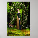 Princesa del poster de la fantasía del bosque