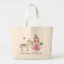 Princesa del unicornio bolsas