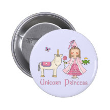 Princesa del unicornio pins