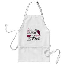 Princesa del vino delantales